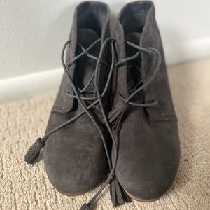 Dr Scholls wedge booties.